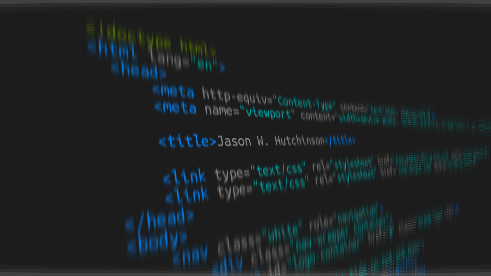 image of html code